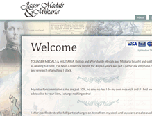 Tablet Screenshot of jagermedals.com